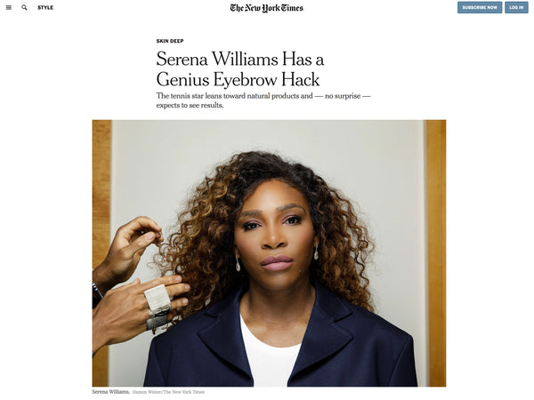 New York Times: Skylar's Clean Line | Serena Williams Investor in Brand