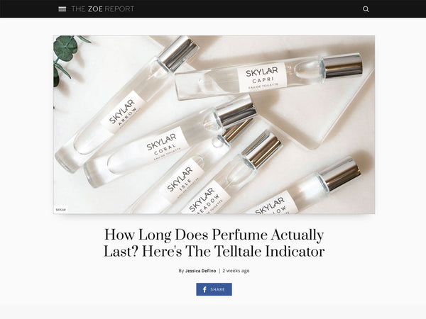 The Zoe Report: Skylar Founder Cat Chen Discusses Perfume Shelf Life